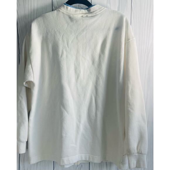 Vintage Morning Sun USA Kitten Playing Zipper Cardigan Size Medium (READ) - Picture 7 of 9